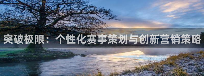 突破极限：个性化赛事策划与创新营销策略