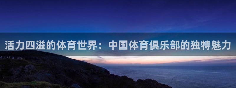 活力四溢的体育世界：中国体育俱乐部的独特魅力